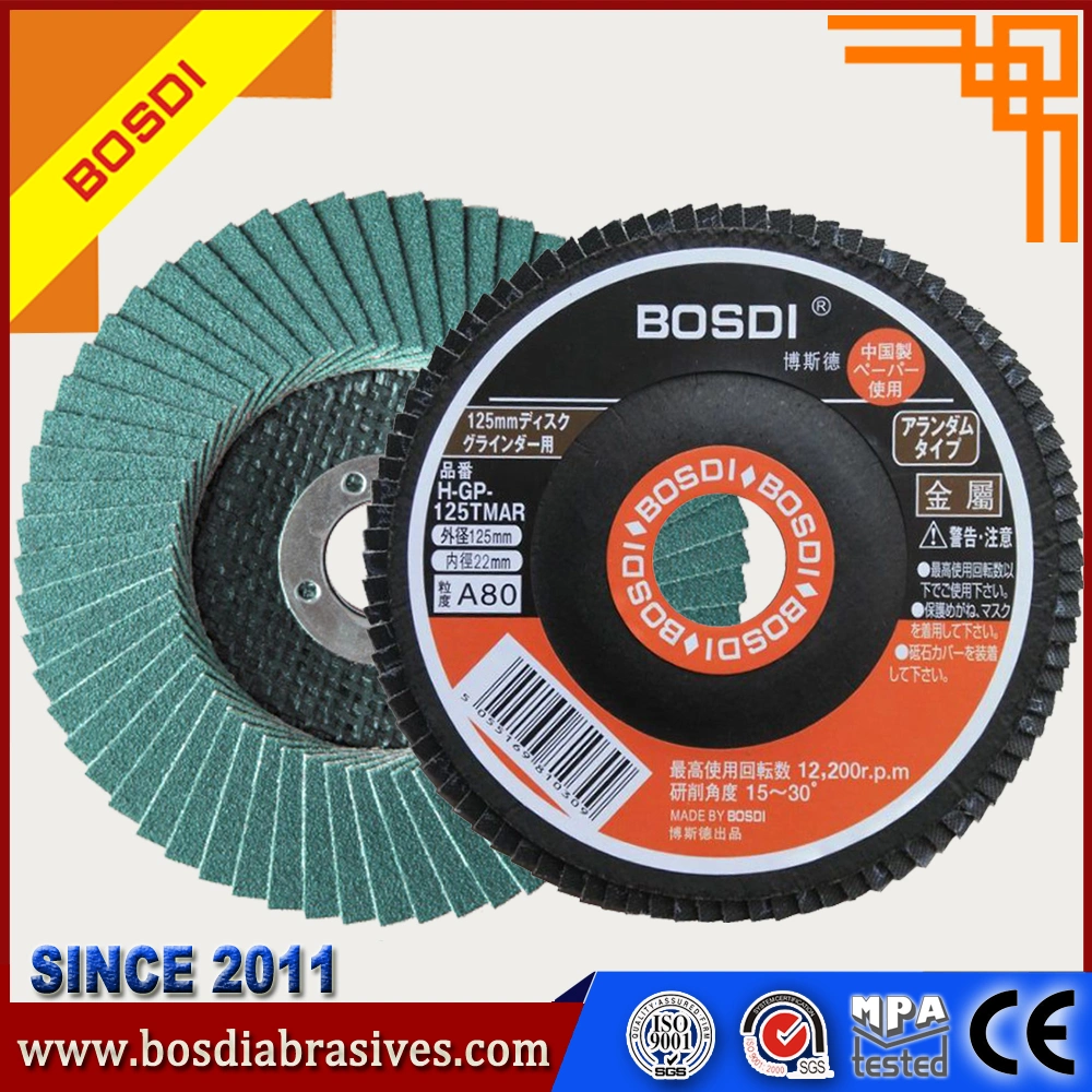 Flap Disc with Vsm Ceramic Sand Cloth for Polishing Tool Stainless Steel or Other Metal