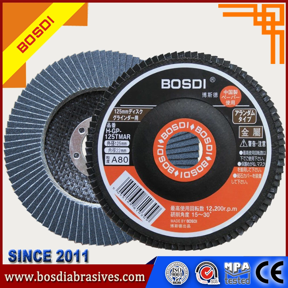 Flap Disc with Vsm Ceramic Sand Cloth for Polishing Tool Stainless Steel or Other Metal