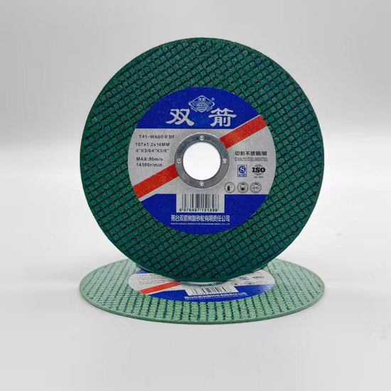 Hersteller-Schleifscheibe für Edelstahl 115X6X22,2 mit MPa- und Ce-Zertifikaten