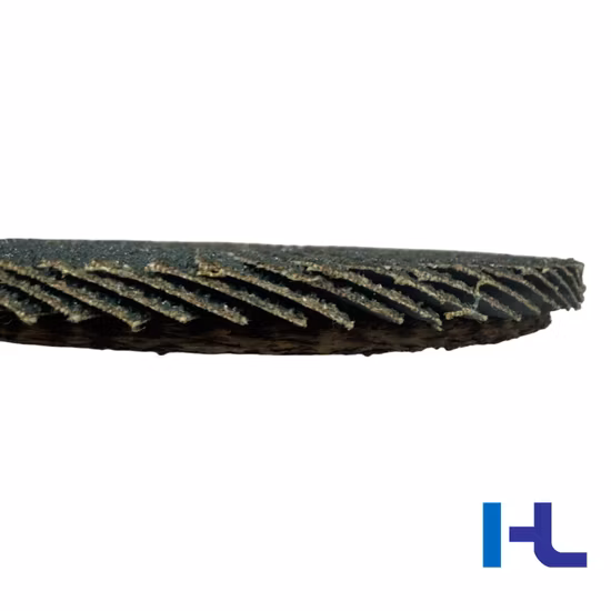 150 x 22 mm Keramikkorn-Lamellenscheibe 60# zum Schleifen und Polieren von Chromstahl und Edelstahl